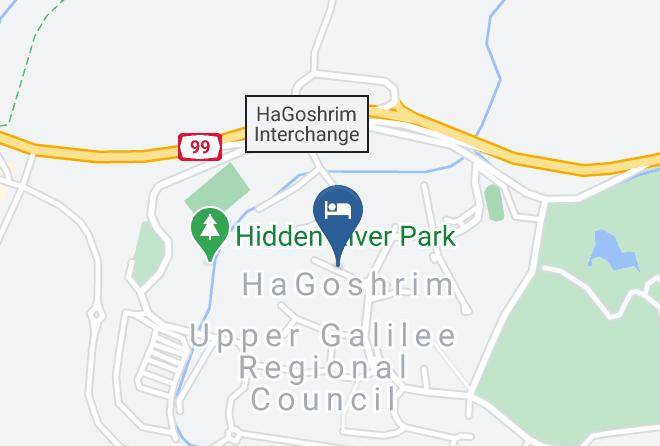 Hagoshrim - Hagoshrim Hotel & Nature Maps