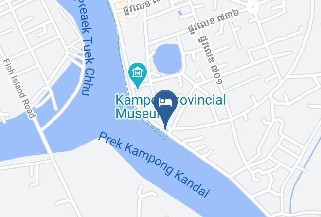 Kampot Town - Hai Li Bin Ya Hotel Maps