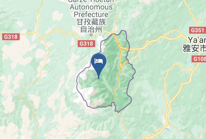 Garze Zangzu Aut Prefecture - Hai Luogou Colorful Xiangyun Hotel Maps