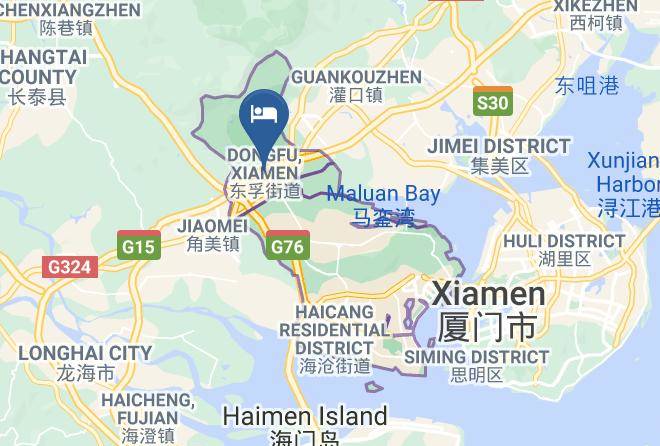 Xiamen - Haicang Tianzhuyuan Express Hotel Maps