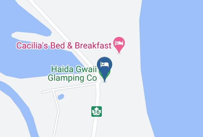 Skeena Queen Charlotte - Haida Gwaii Glamping Co Maps
