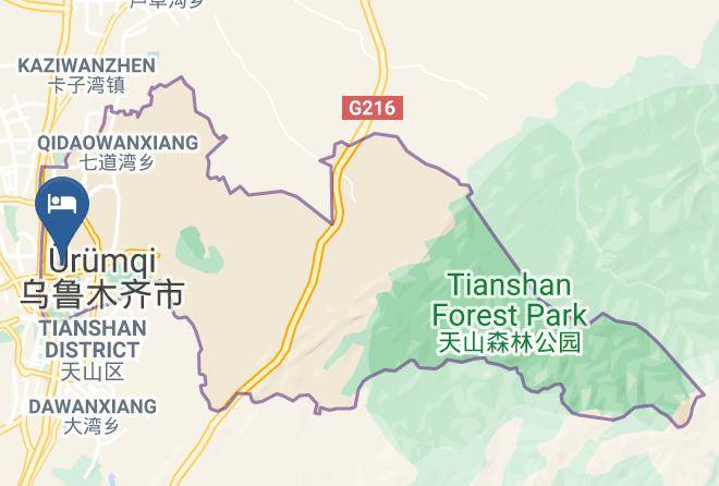 Urumqi - Haida Hotel Maps