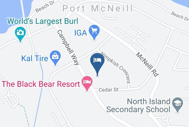 Mount Waddington - Haida Way Motor Inn Maps
