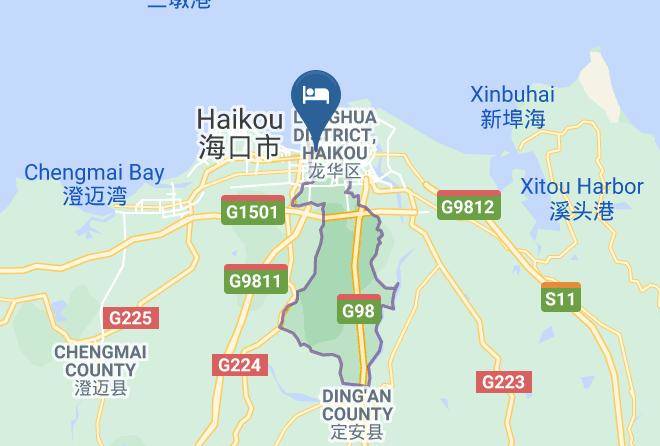Haikou - Haigang Hotel Maps