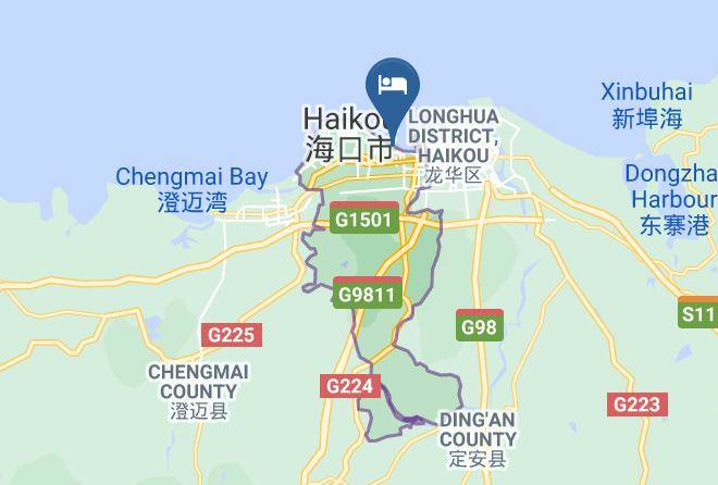 Haikou - Haihuayu Boutique Hotel Maps