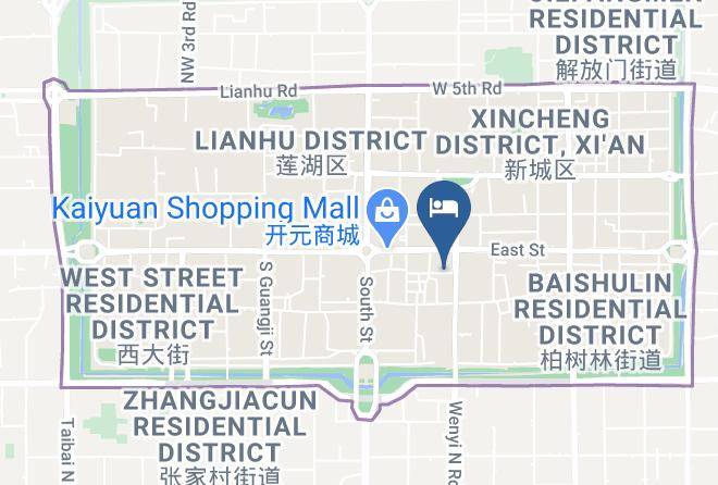 Xi An - Haihui Hotel Maps