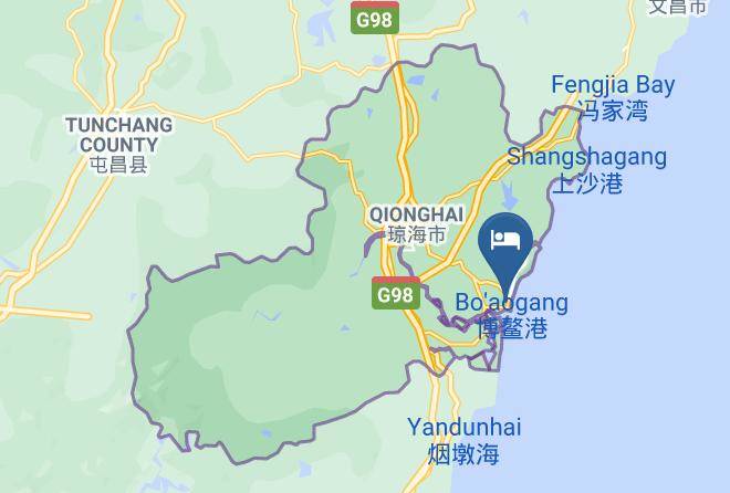 Qionghai - Haijingwan Hotel Maps