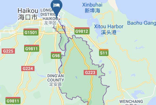 Haikou - Haikou Yijiale Hotel Maps