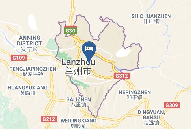 Lanzhou - Hailian Hotel Maps