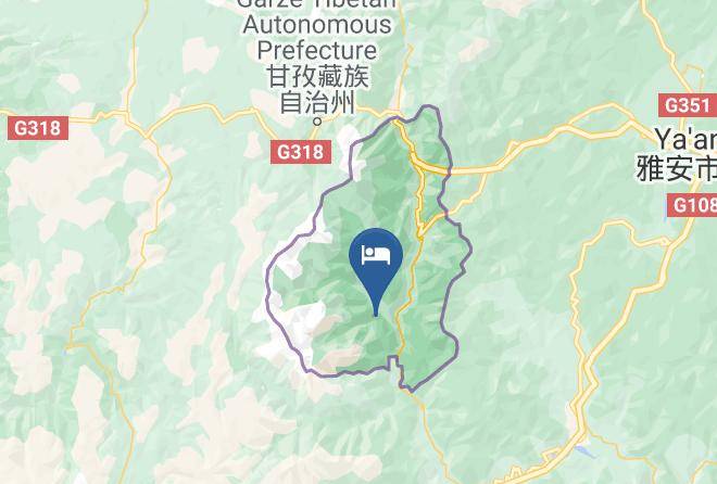 Garze Zangzu Aut Prefecture - Hailuogou Gongga Shentang Hot Spring Hotel Maps