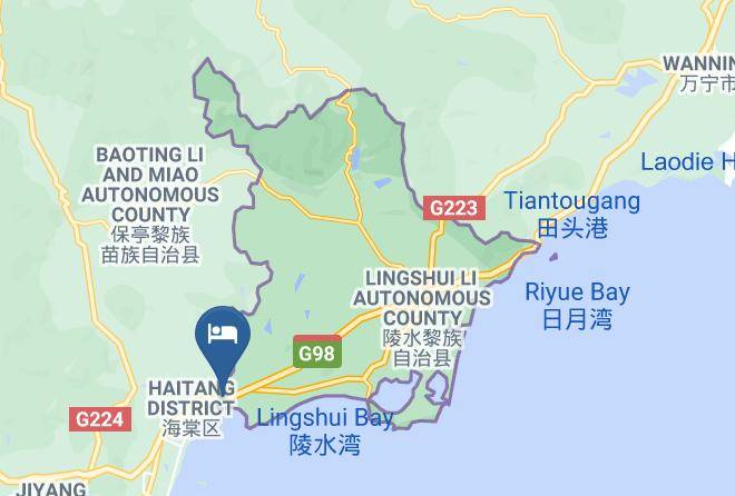 Lingshui Lizu Aut County - Hainan Fu Wan Mei Nuo Ka Resort Maps