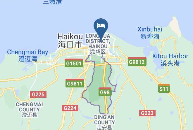 Haikou - Hainan Longquan Garden Hotel Maps