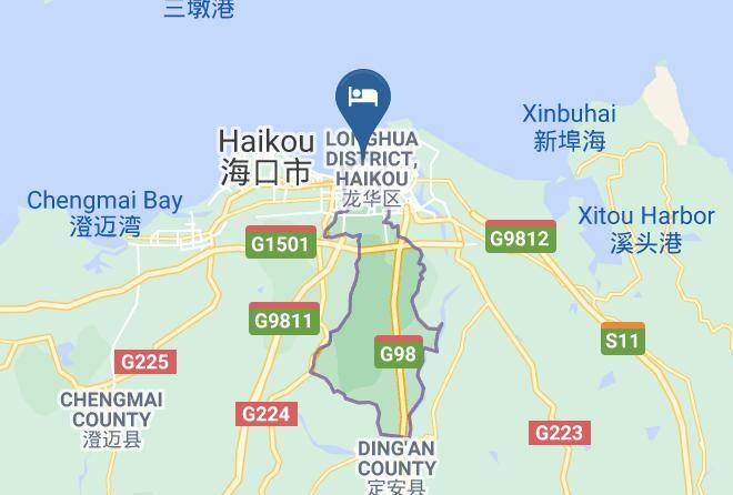 Haikou - Hainan New Hot Spring Intl Maps