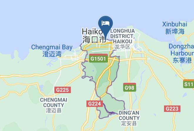 Haikou - Hainan Wulan Hot Spring Hotel Maps