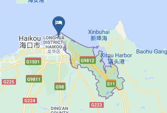 Haikou - Hainan Yantai Hotel Maps