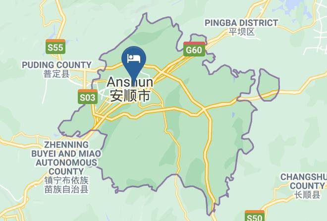 Anshun - Hairui Express Hotel Maps
