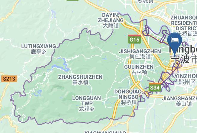 Haishu Tiangang Xiyue Hotel Map