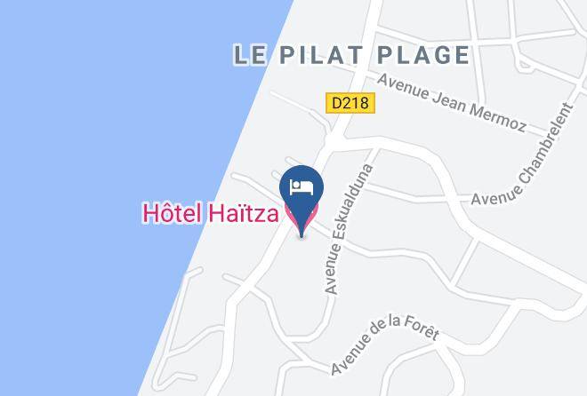 Gironde - Hotel Haitza Maps