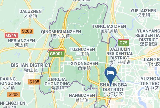 Shapingba District - Haiyue Hotel Maps