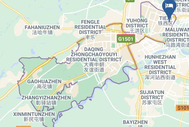 Haiyun Jin Jiang Internatonal Hotel Map