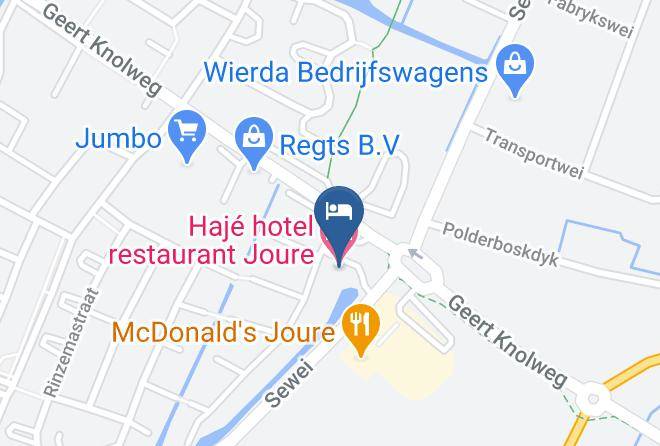 Haje Hotel Restaurant Joure Map
