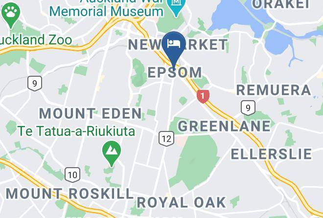 Auckland Epsom - Haka Hotel Newmarket Maps