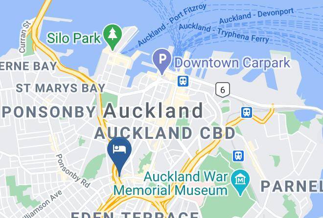 Auckland Auckland Central - Haka Lodge Auckland Maps
