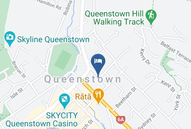 Haka Lodge Queenstown Map
