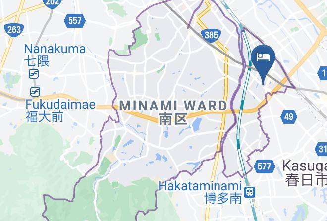 Fukuoka City Minami Ward - Hakata Newport Hotel Maps