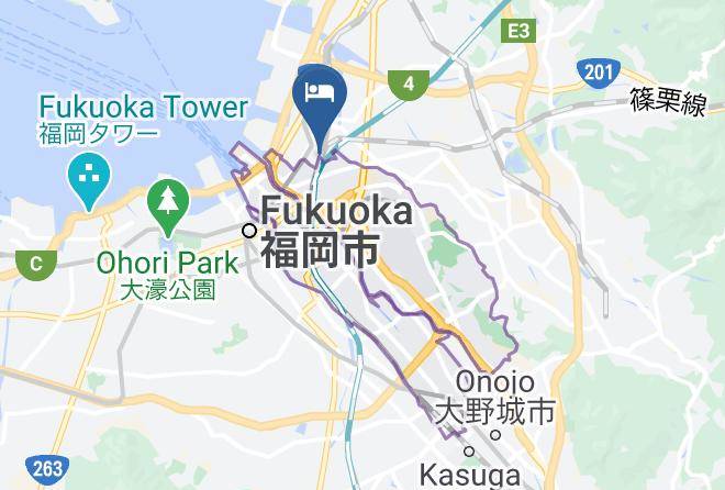 Fukuoka City Hakata Ward - Hakata Sunhills Hotel Maps