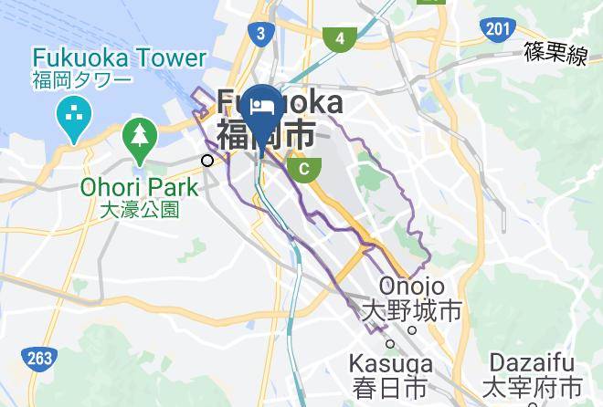 Fukuoka City Hakata Ward - Hakata Terminal Hotel Maps