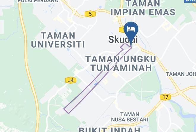 Johor Bahru - Hako Xpress Skudai Baru Maps