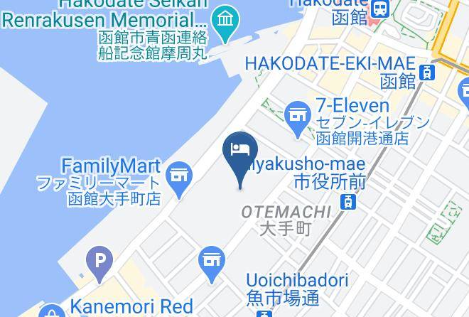 Hakodate Kokusai Hotel Map