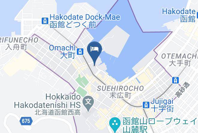 Hakodate Motomachi Hotel Map