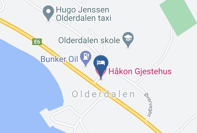 Hakon Gjestehus Map