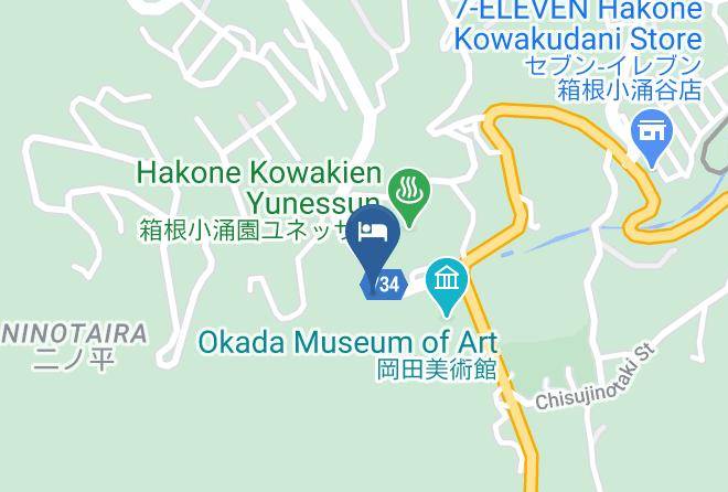 Hakone Townashigarashimo District - Hakone Kowakien Ten Yu Maps