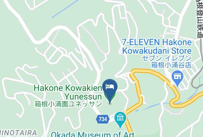 Hakone Townashigarashimo District - Hakone Kowakien Yunessun Maps