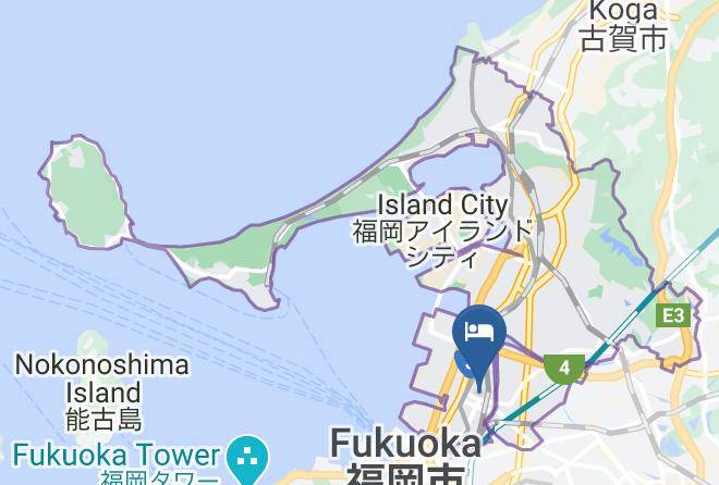 Fukuoka City Higashi Ward - Hakozakiso So Maps