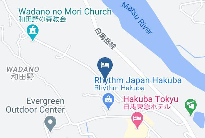 Hakuba Vil Kitaazumi District - Hakuba Eagle Lodge Maps
