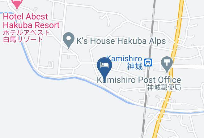 Hakuba Vil Kitaazumi District - Hakuba Goryu Pension Kurumi Maps