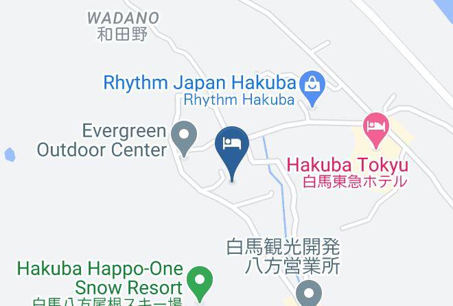 Hakuba Vil Kitaazumi District - Hakuba Hotel Paipu No Kemuri Maps