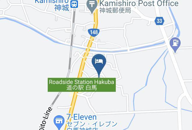 Hakuba Vil Kitaazumi District - Hakuba Ryujin Maps