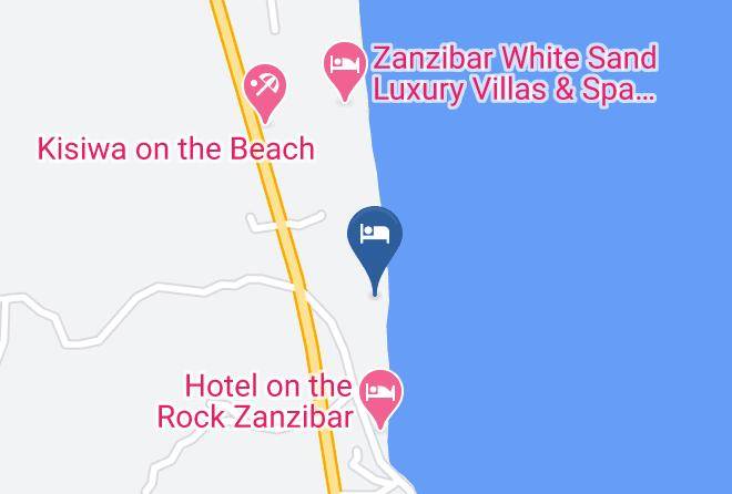 Hakuna Majiwe Beach Lodge Zanzibar Map
