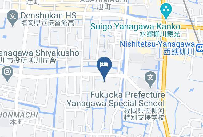 Yanagawa City - Hakuryu So Maps
