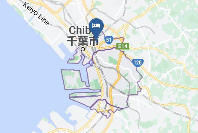 Chiba City Chuo Ward - Hakusen Inn Maps