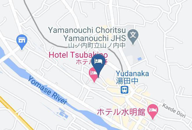 Yamanouchi Townshimotakai District - Hakuunro Maps
