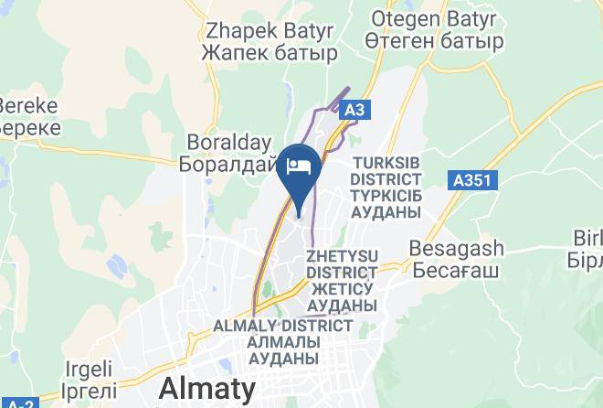 Almaty City - Halal Hotel Maps