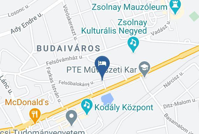 Pecs - Halasz18 Accomodation Maps