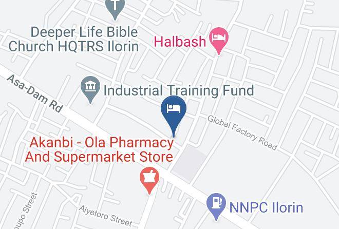 Ilorin - Halbarsh Hotel Maps