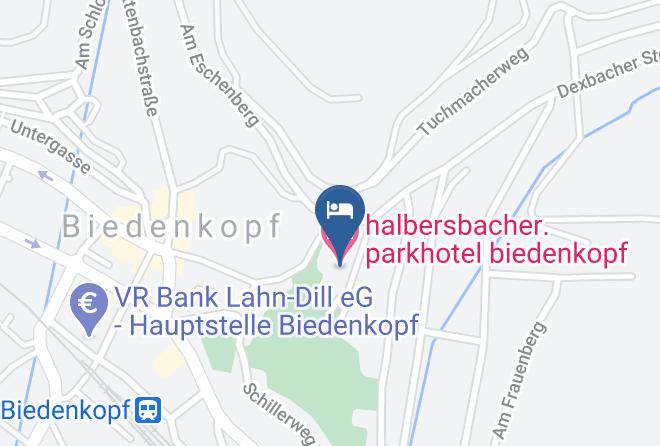 Marburg Biedenkopf - Halbersbacher Parkhotel Biedenkopf Maps